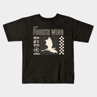 Fourth Wing Dragon Rider Kids T-Shirt